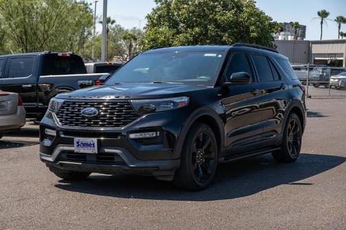 AGATE BLACK METALLIC 2023 Ford Explorer ST-LINE
