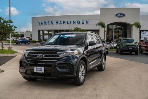 AGATE BLACK METALLIC 2024 Ford Explorer XLT