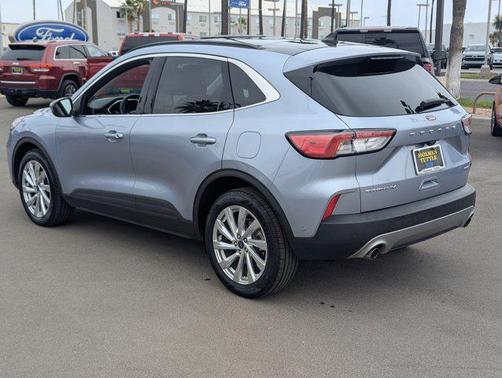 Iced Blue Silver Metallic 2022 Ford Escape Titanium