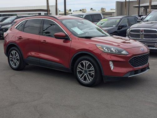 Rapid Red Metallic Tinted Clearcoat 2021 Ford Escape SEL