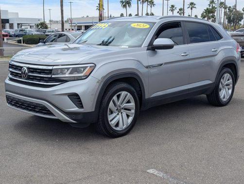 PLATINUM GRAY M 2021 Volkswagen Atlas Cross Sport 2.0T SE w/Technology