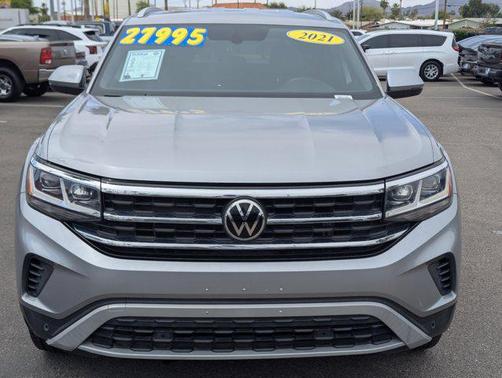 PLATINUM GRAY M 2021 Volkswagen Atlas Cross Sport 2.0T SE w/Technology