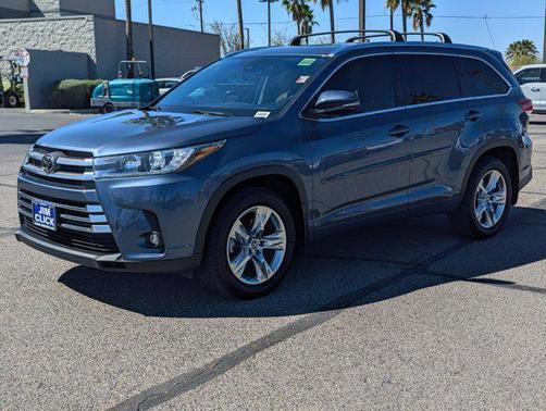Shoreline Blue Pearl 2019 Toyota Highlander Limited