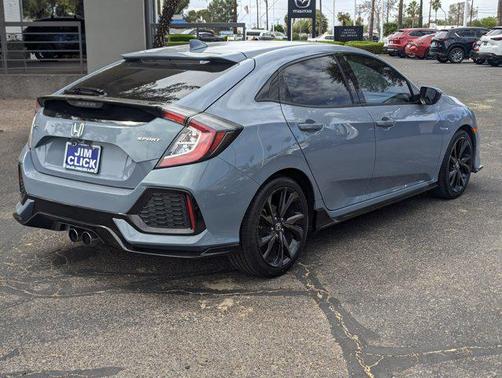 Gray 2018 Honda Civic Sport