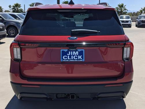 Rapid Red Metallic Tinted Clearcoat 2026 Ford Explorer ST-Line