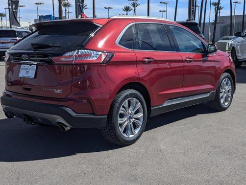 Ruby Red Metallic Tinted Clearcoat 2019 Ford Edge Titanium