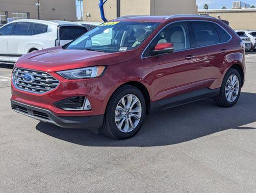 Ruby Red Metallic Tinted Clearcoat 2019 Ford Edge Titanium