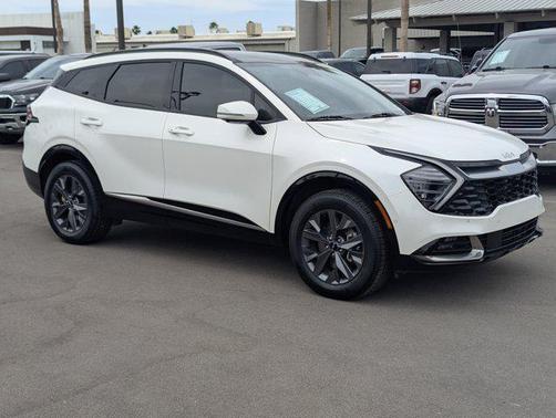 Snow White Pearl 2023 Kia Sportage Hybrid SX-Prestige