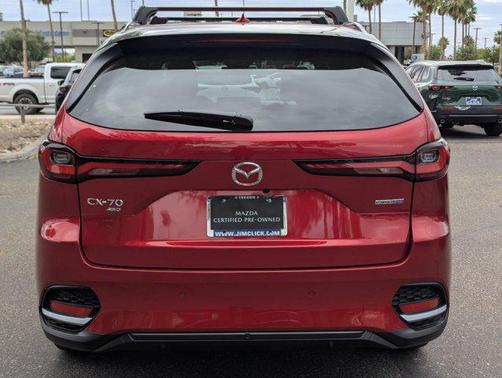 Soul Red Crystal Metallic 2025 Mazda CX-70 PHEV Premium Plus Package