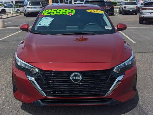 Scarlet Ember Tintcoat 2025 Nissan Sentra SV