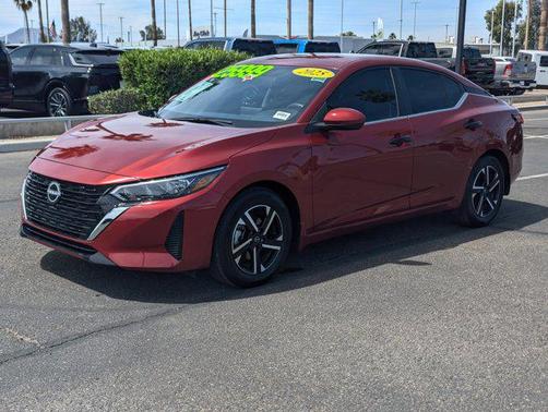 Scarlet Ember Tintcoat 2025 Nissan Sentra SV