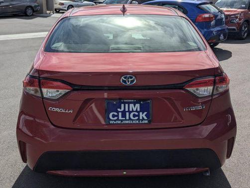 BARCELONA RED MET 2020 Toyota Corolla Hybrid LE