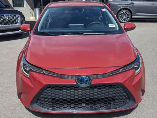 BARCELONA RED MET 2020 Toyota Corolla Hybrid LE