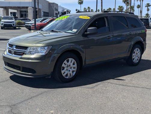 Olive Green Pearlcoat 2018 Dodge Journey SE