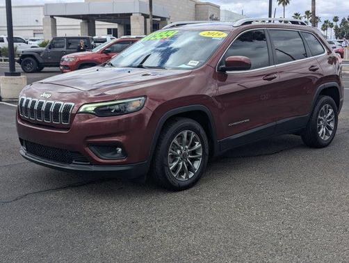 Velvet Red Pearlcoat 2019 Jeep Cherokee Latitude Plus