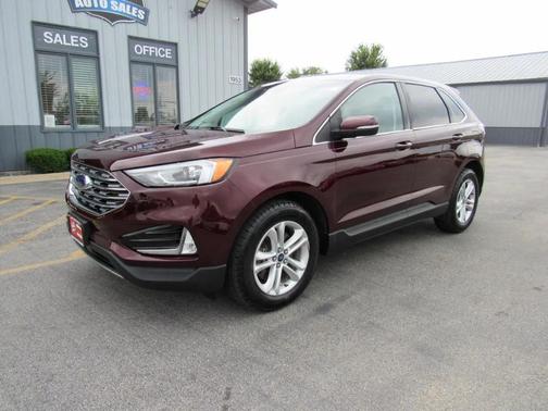 Burgundy 2020 Ford Edge SEL