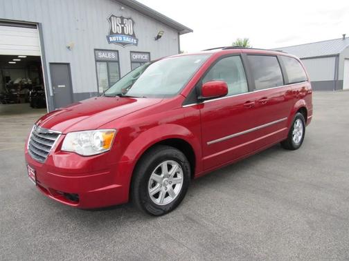 Burgundy 2010 Chrysler Town & Country Touring