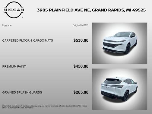 Everest White Pearl Tricoat 2026 Nissan Murano SV