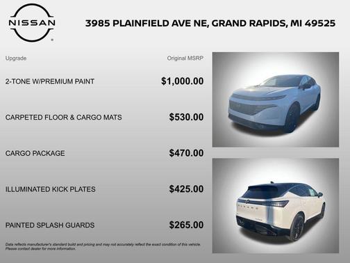 Everest White Pearl/Black 2026 Nissan Murano Platinum