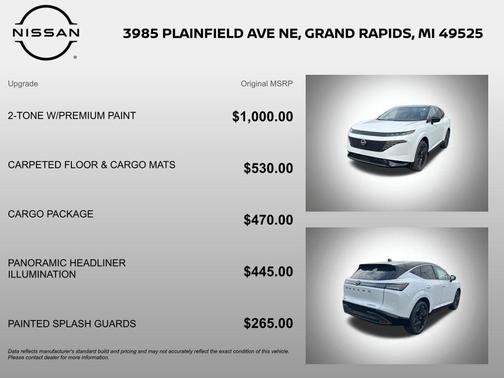 Everest White Pearl/Black 2026 Nissan Murano Platinum
