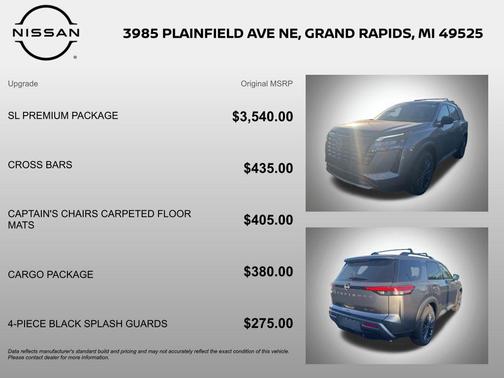 Gun Metallic 2026 Nissan Pathfinder SL
