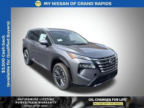 Gun Metallic 2026 Nissan Rogue Platinum