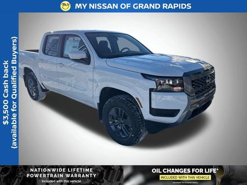 Glacier White 2026 Nissan Frontier SV