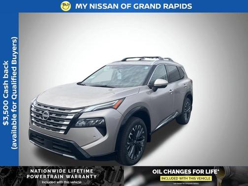 Champagne Silver Metallic 2026 Nissan Rogue Platinum