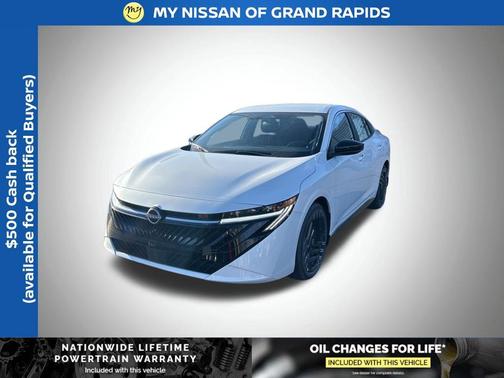 Aspen White Tricoat 2026 Nissan Sentra SR