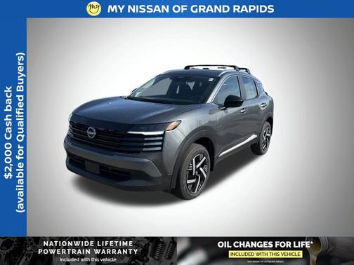 Gun Metallic 2026 Nissan Kicks SV