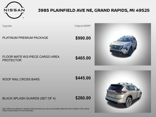 Champagne Silver Metallic 2026 Nissan Rogue Platinum
