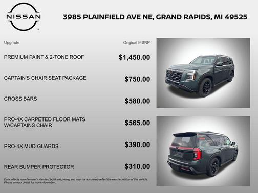 Alpine Metallic/Super Black 2026 Nissan Armada PRO-4X