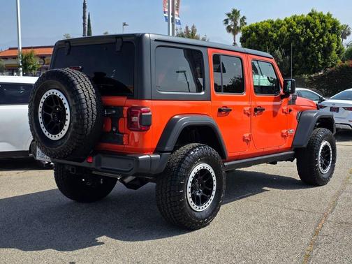 Orange 2018 Jeep Wrangler Unlimited Sport