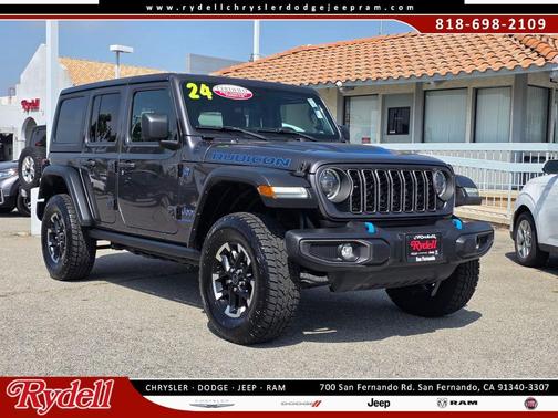 Gray 2024 Jeep Wrangler 4xe Rubicon