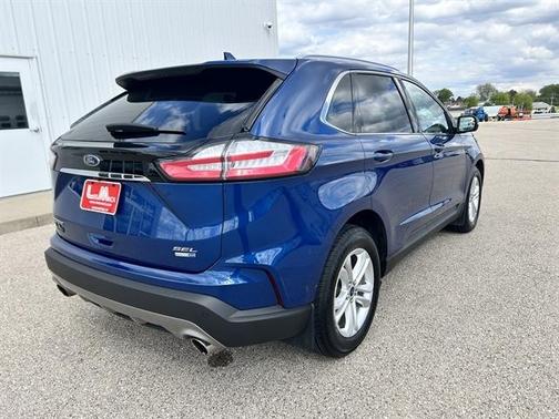 Blue 2020 Ford Edge SEL