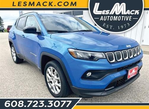 Blue 2022 Jeep Compass Latitude Lux SUV