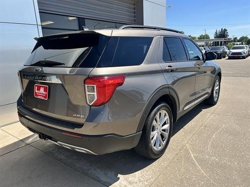 Gray 2021 Ford Explorer XLT
