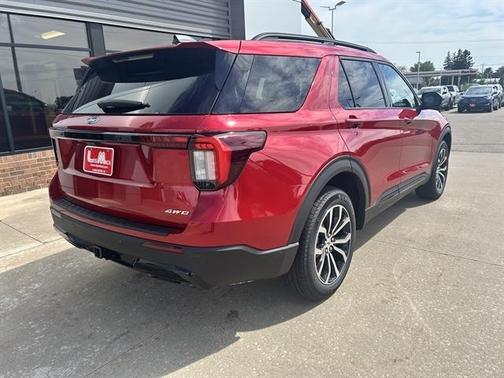 Red 2026 Ford Explorer ST-Line