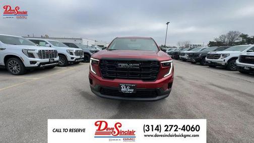 Volcanic Red Tintcoat 2026 GMC Acadia Elevation FWD