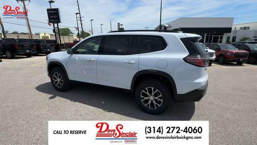 Glacier White Tricoat 2026 GMC Acadia AT4 AWD