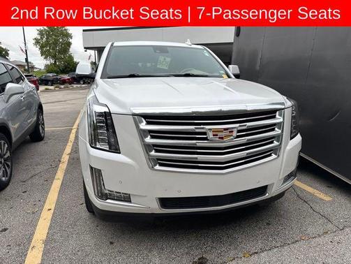 Crystal White Tricoat 2020 Cadillac Escalade Platinum