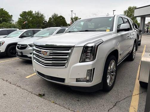 Crystal White Tricoat 2020 Cadillac Escalade Platinum
