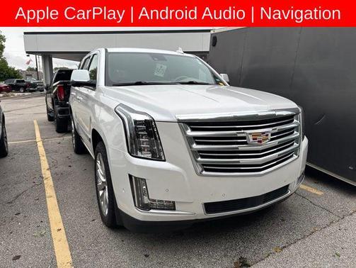 Crystal White Tricoat 2020 Cadillac Escalade Platinum