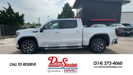 Glacier White Tricoat 2026 GMC Sierra 1500 SLT