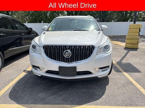 White Frost Tricoat 2017 Buick Enclave Premium