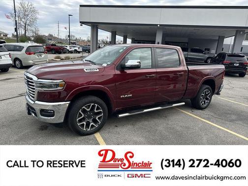 Delmonico Red Pearlcoat 2025 RAM 1500 Laramie
