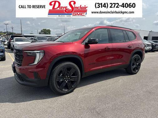 Volcanic Red Tintcoat 2026 GMC Acadia FWD Elevation