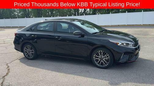 Aurora Black 2023 Kia Forte GT-Line