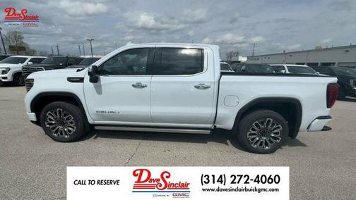 Glacier White Tricoat 2026 GMC Sierra 1500 Denali Ultimate