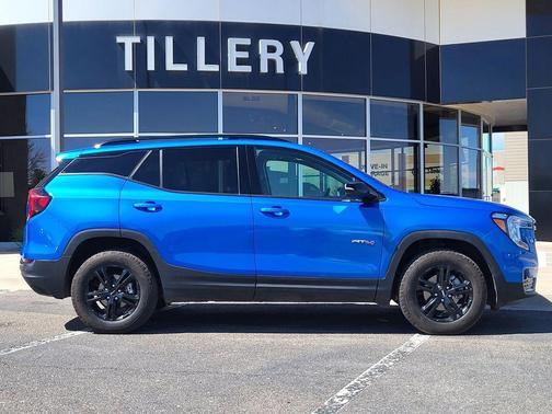 Rip Tide Blue 2024 GMC Terrain AT4